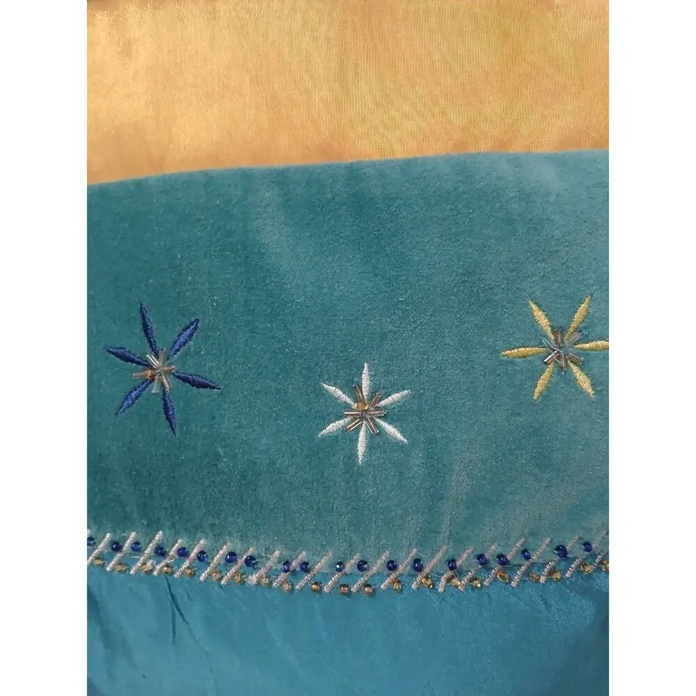Velvet‎ Chiffon Patchwork Pillow Exotic 18